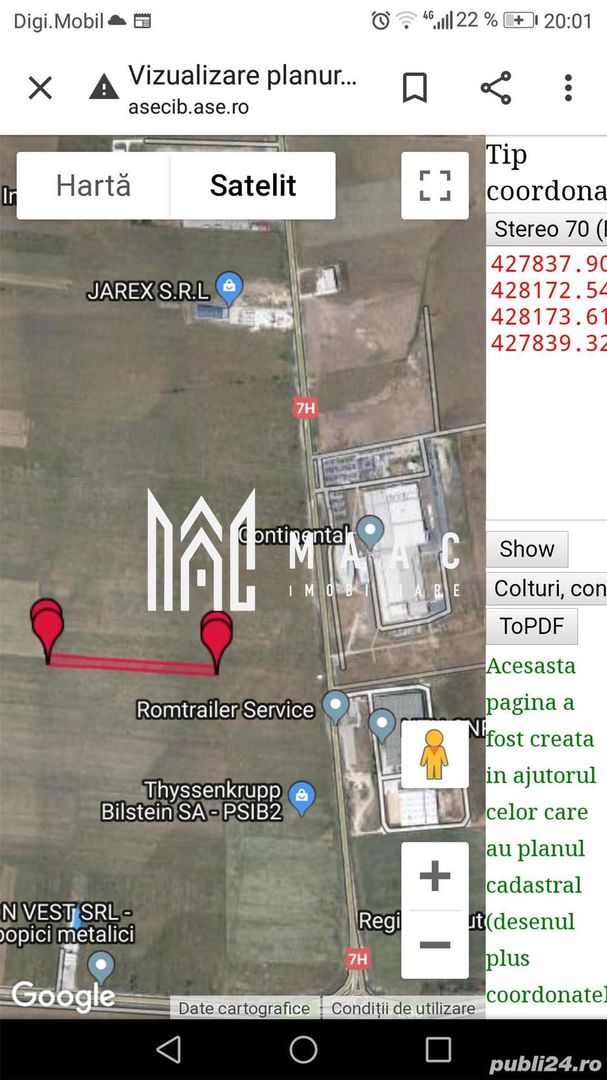 Teren extravilan de vânzare | Sibiu, Zona industrială Vest | 6.000 mp - Poză 4