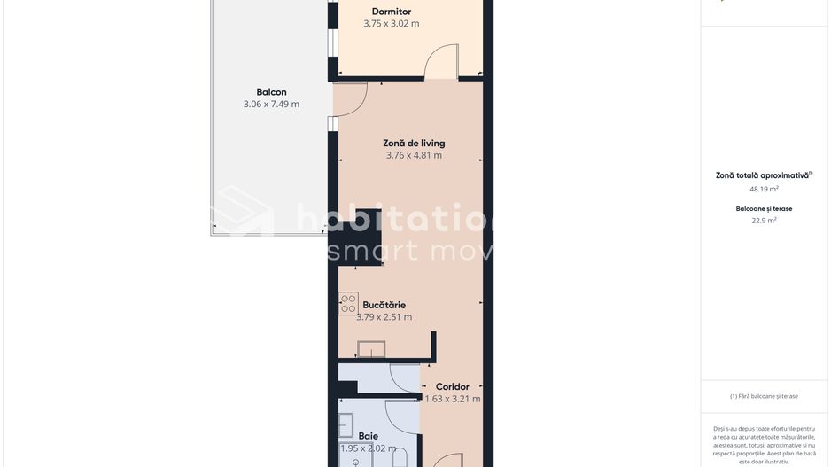 Tur virtual- 2 camere, elegant, terasa 22 mp,  Central - Take Ionescu - Poză 17