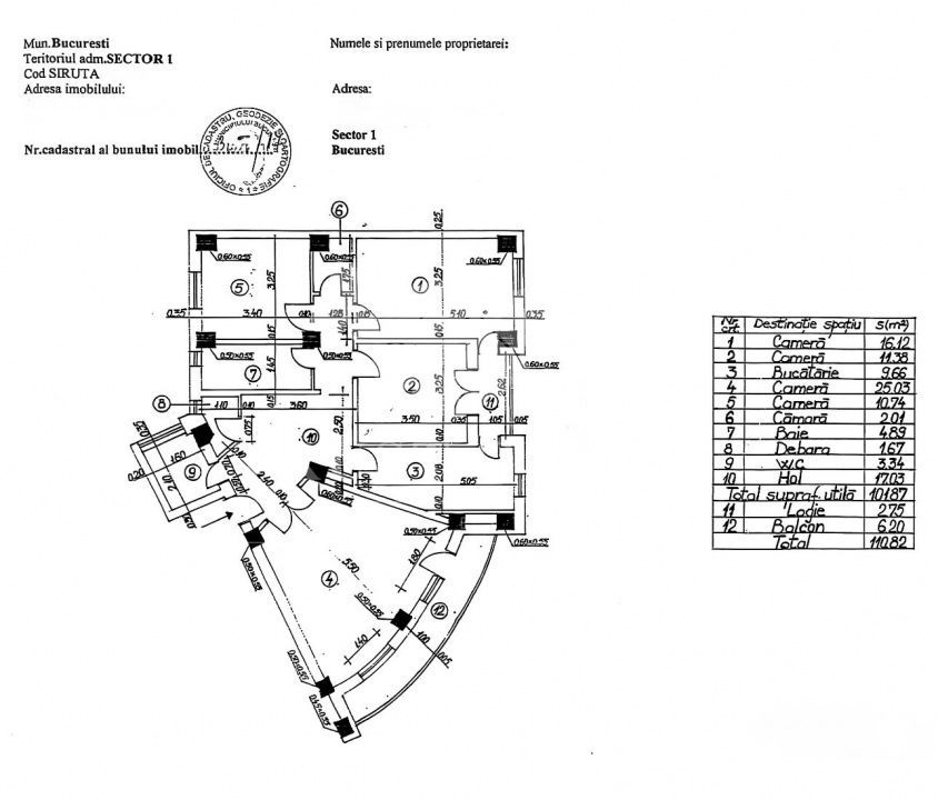 Apartament 4 camere Știrbei Vodă | 110mp | imobil 1994 - Poză 18