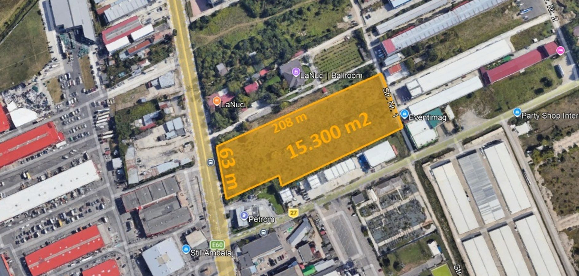Teren intravilan – Afumați, DN2 – lângă Doraly Expo Market - Poză 1