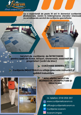 SERVICII DE CURĂȚENIE ȘI MUTARE&nbsp;