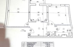 Apartament 2 camere Decomandat Lapus Sucpi intermediar 57mp - Schiță 6
