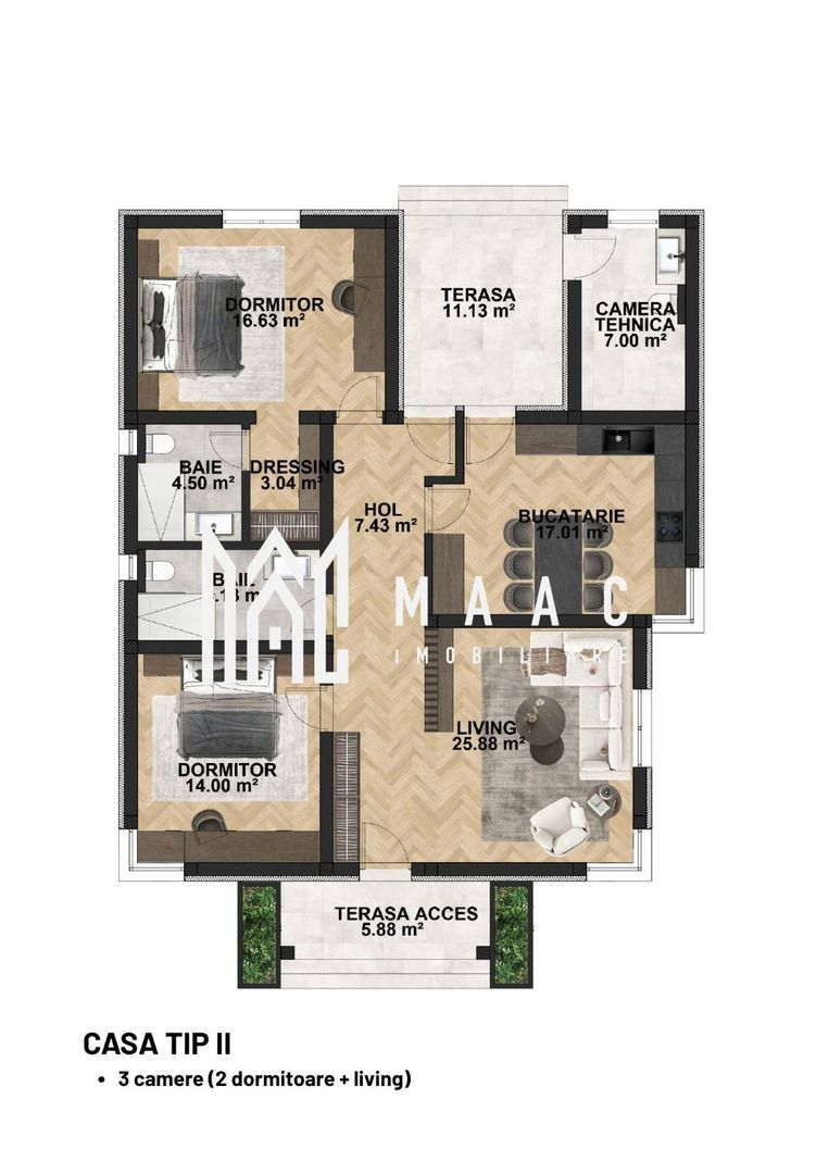 Case de vânzare la cheie - Schiță 2