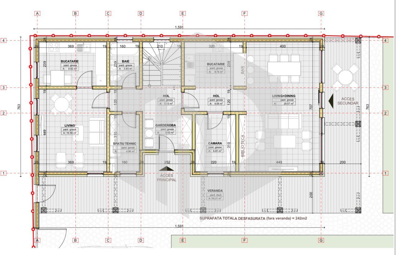 Teren cu autorizatie de constrcutie | 1866 mp  | Nocrich | Utilitati - Poză 5