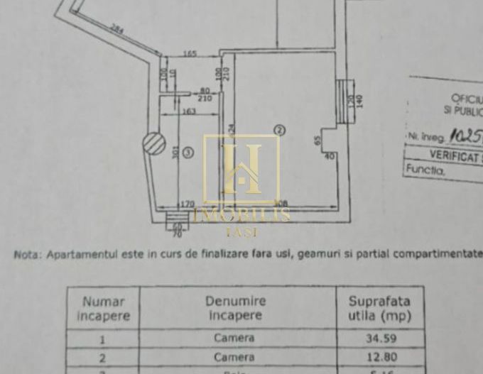 Apartament 2 camere SD Centru bloc nou 58 mp 135000 euro - Poză 1