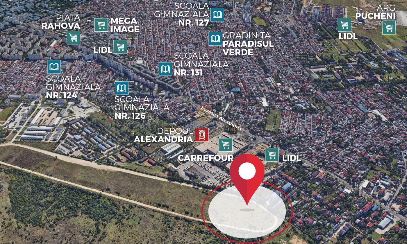 Teren cu autorizatie de constructie, 6226mp, Sos.Alexandriei, Sector 5 - Poză 3