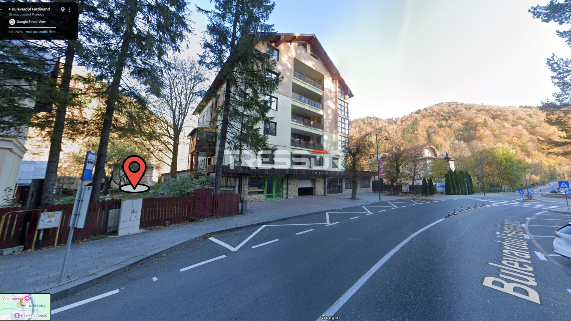 Teren intravilan de vânzare, Bd. Ferdinand, centrul stațiunii Sinaia - Poză 2