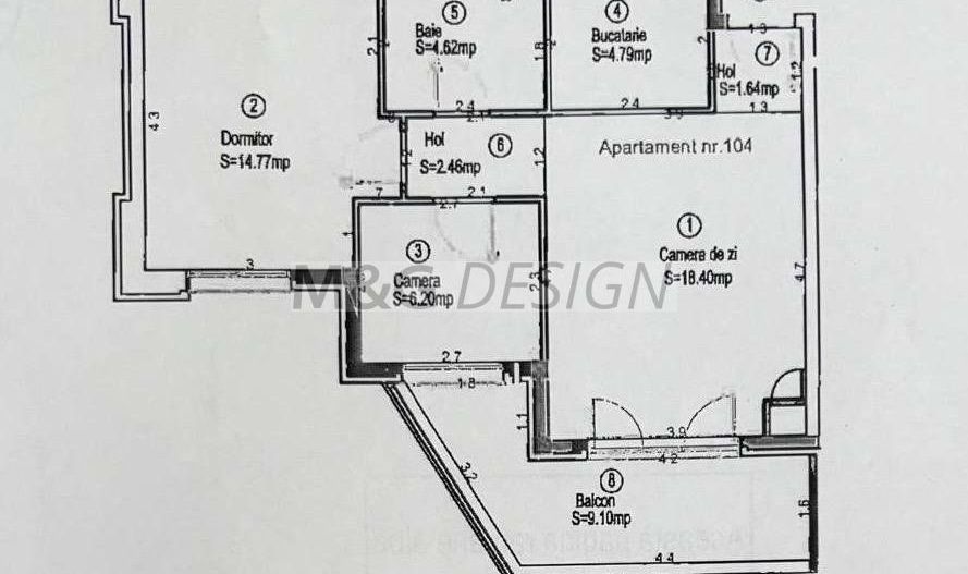 Apartament cu 3 camere Lipovei-Dumbravita - Poză 15