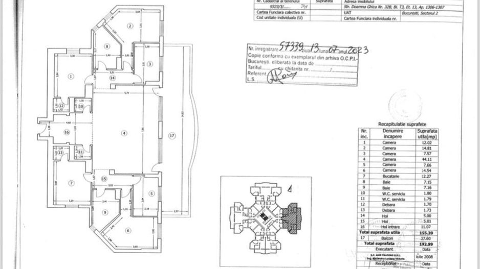 Penthouse 6 camere, 193 mp, Doamna Ghica, Colentina. Se adauga TVA! - Poză 10