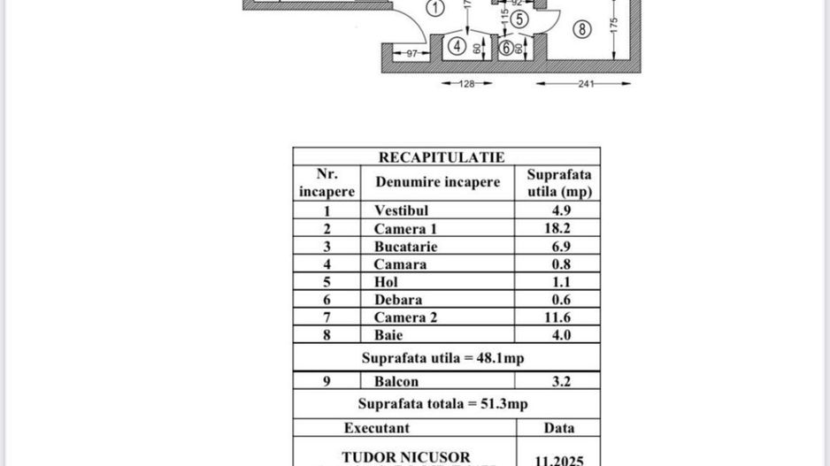 AP. 2 CAMERE BANEASA, MOBILAT/UTILAT, LOC PARCARE, COMISION 0% - Schiță 8
