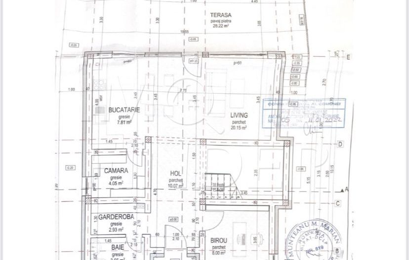 Vanzare casa individuală, Chinteni, 500 mp teren, strada asfaltata - Poză 2