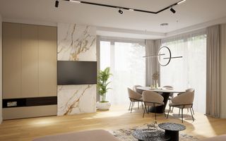 Apartament elegant Dorobanti cu terasa privata si design contemporan - Poză 1