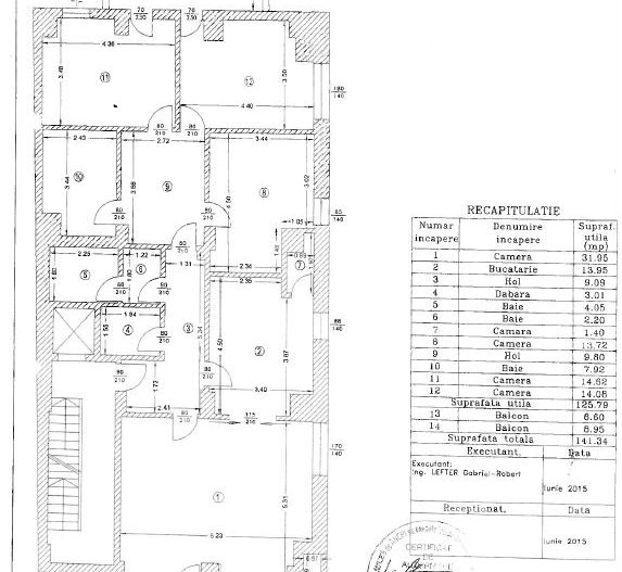 Apartament lux 4 camere Cotroceni - Eroilor - Schiță 2