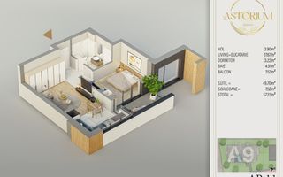 Apartament 2 cam,Piscina, Direct Dez, Comision 0, Titan - Poză 1