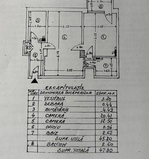 Apartament 2 camere de vânzare, Ultracentral, centrala proprie, fara risc. - Poză 6