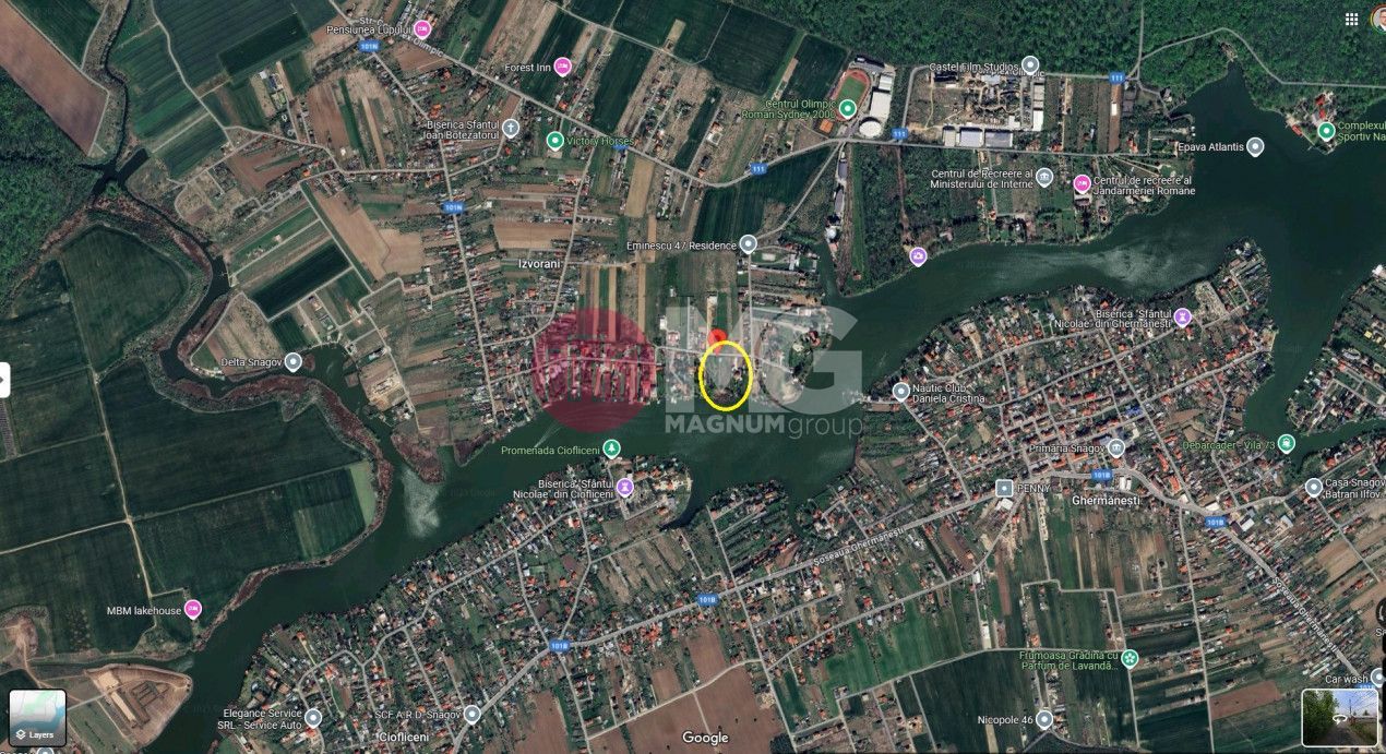 Teren de Vanzare- Snagov -deschidere lac- Izvorani - Poză 2
