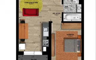 Apartament 2 camereDirect Dezvoltator Weiner 12 Residence Militari - Poză 11