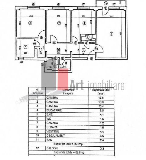 APARTAMENT 3 CAMERE - IANCULUI - Poză 3