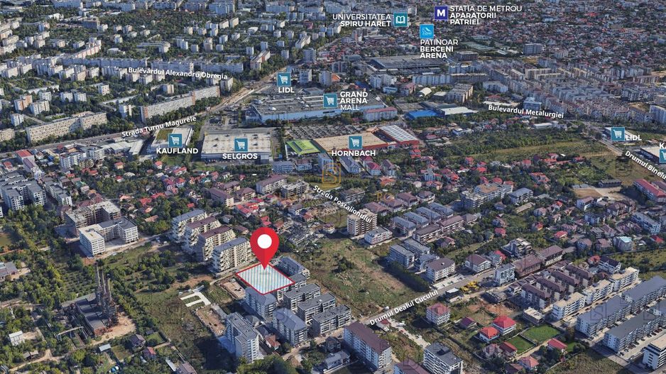 Teren cu autorizatie de constructie, D+P+6E+7ER+8ER, zona MEtalurgiei - Poză 5