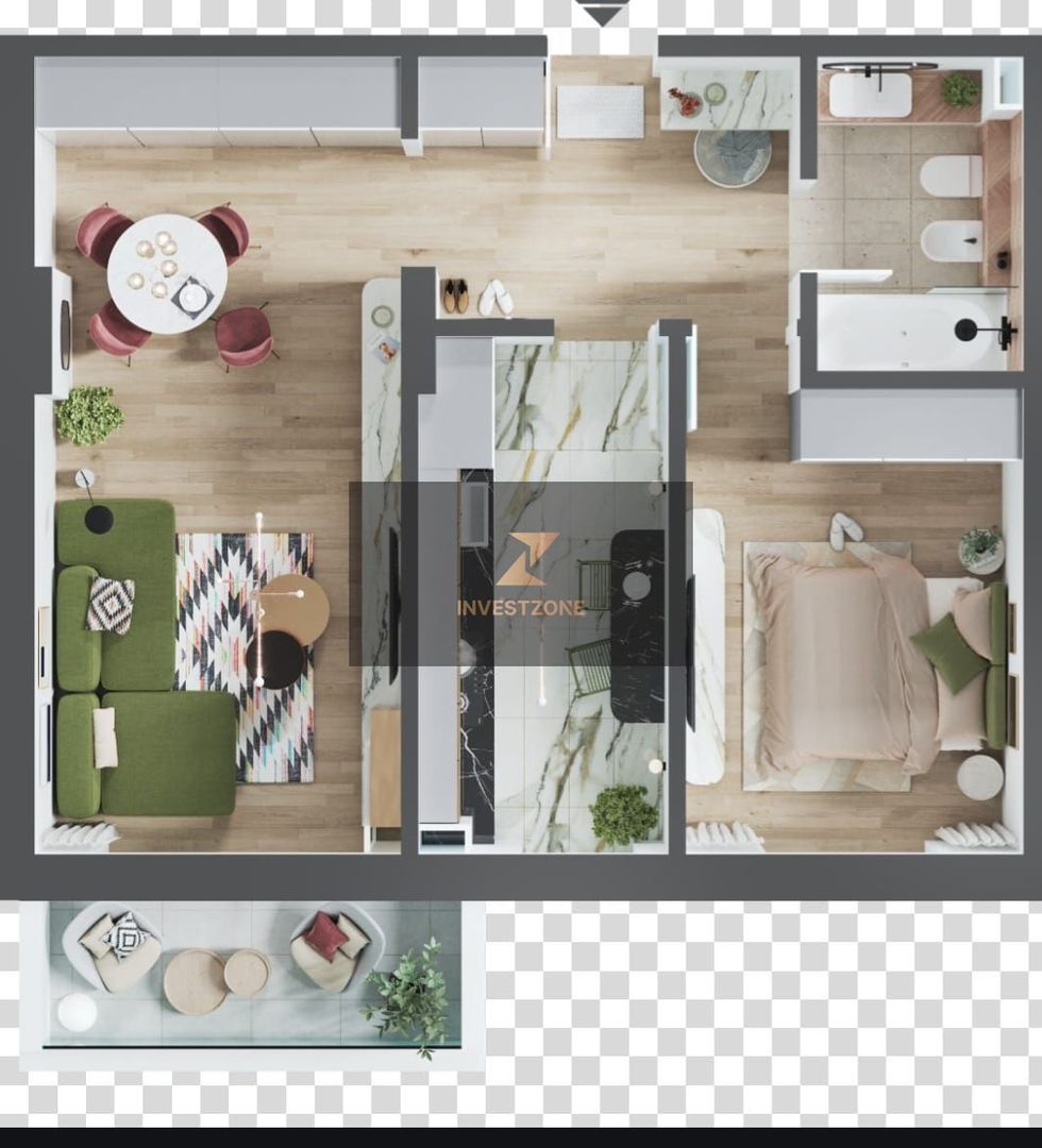 Vindem apartament 2 camere decomandat,Prima Urbana 3 - Poză 7