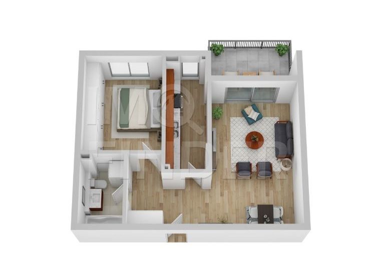 Apartamente Premium de vanzare - 2 camere, Ansamblu Exclusivist - Poză 2