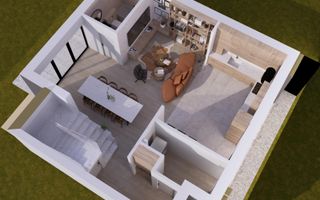 Casă Duplex Șura Mică I Sibiu I 140 mp utili I 350 mp Teren I Pompă Căldură - Poză 9