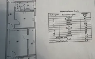 Metrou Titan renovat complet 3 camere - Schiță 13