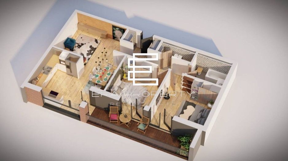 Apartament premium 3 cam, boxa, garaj-intabulat- Sibiu zona Alba Iulia - Poză 9