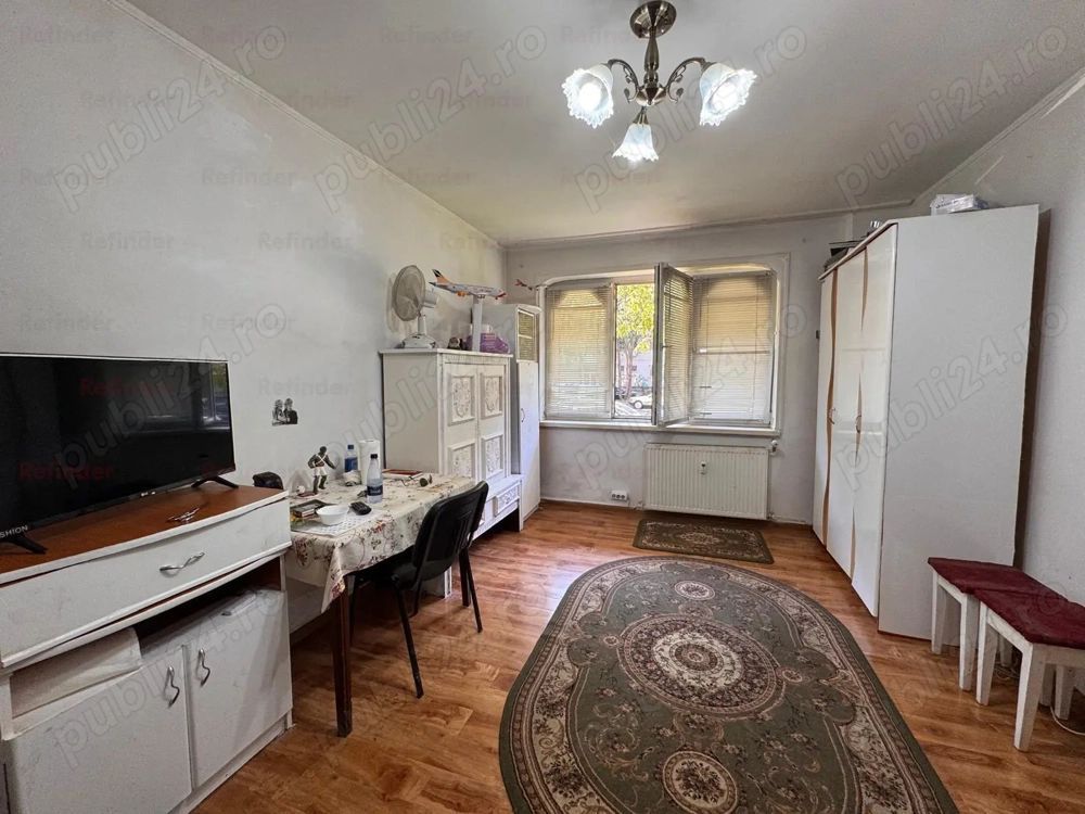 Garsonieră decomandată, Mihalache, parter, bloc reabilitat - Poză 3