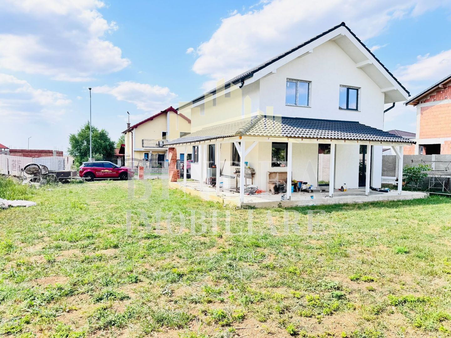 Casa individuala P+M Giarmata 584 mp 22 front, interior la alb - Poză 10