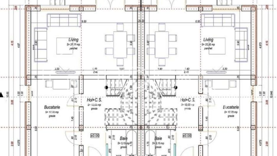 Casa Tip Duplex cu 4 camere si 366 mp teren, in Cisandie - Schiță 6