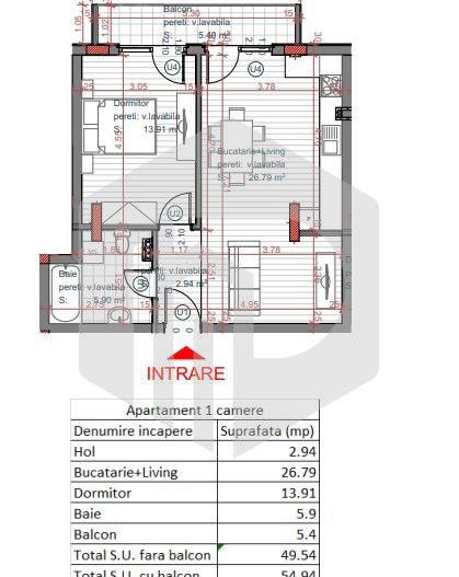 Etaj 1 / 2 Camere /  10 min de centru istoric | Str. Distributiei - Poză 3
