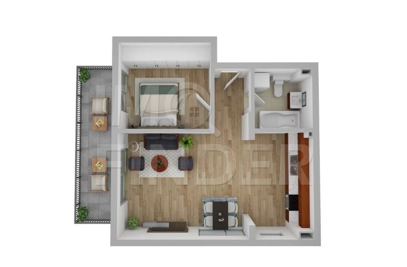 Apartament Premium  - 2 camere, Ansamblu Exclusivist- Andrei Muresanu - Poză 3