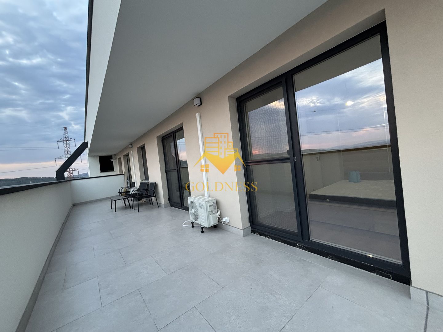 3 camere, modern, parcare, prima închiriere, terasă 46 mp, totul nou - Poză 4