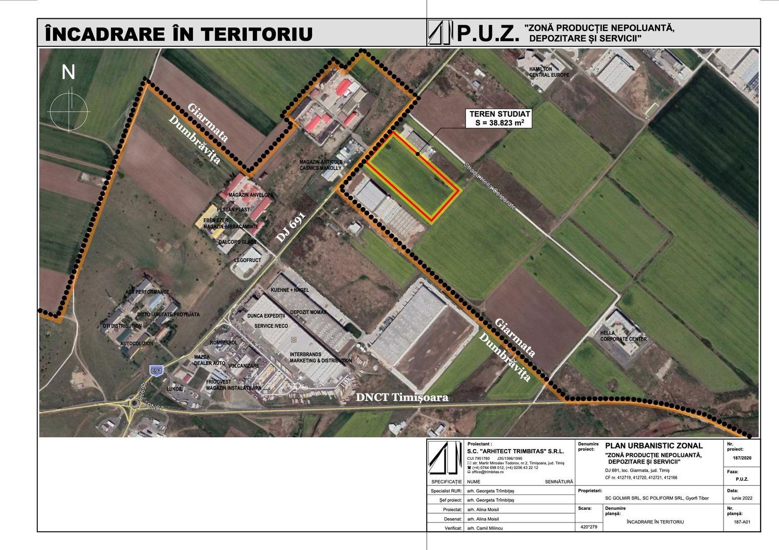Parcele Industriale DN691 Giarmata | Utilități Incluse - Poză 6
