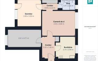 Apartament cu 3 camere la parter, zona Gării - Poză 10