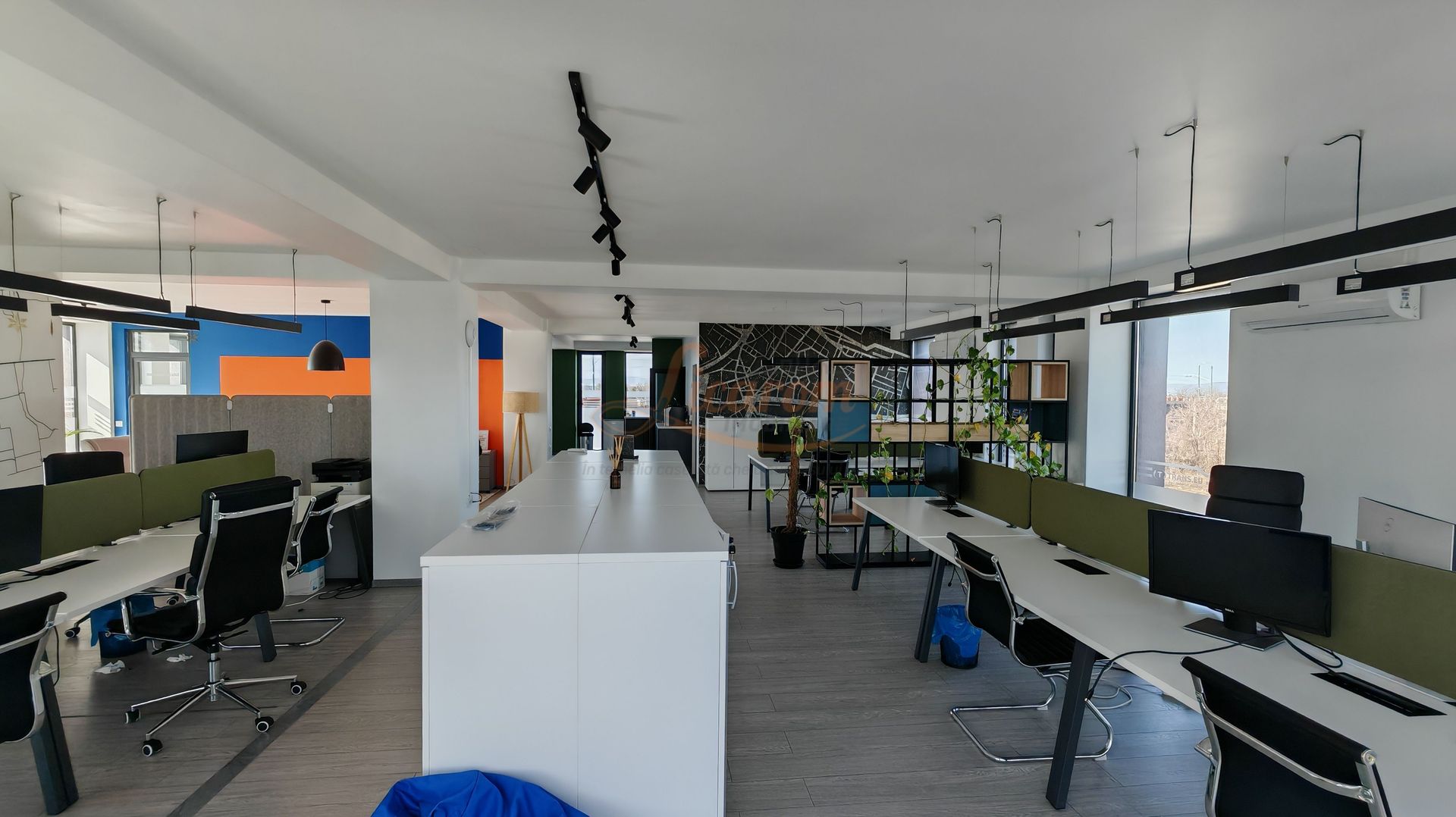 190 mp,Spatiu de Birouri/ Call Center/IT, Fitness,1980 euro/luna - Poză 1