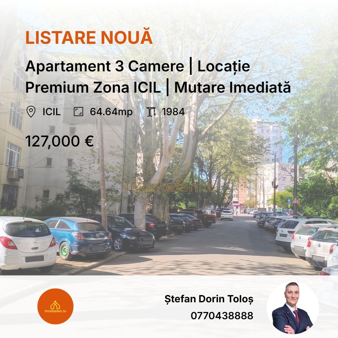 Apartament 3 Camere | Locație Premium Zona ICIL | Mutare Imediată - Poză 19