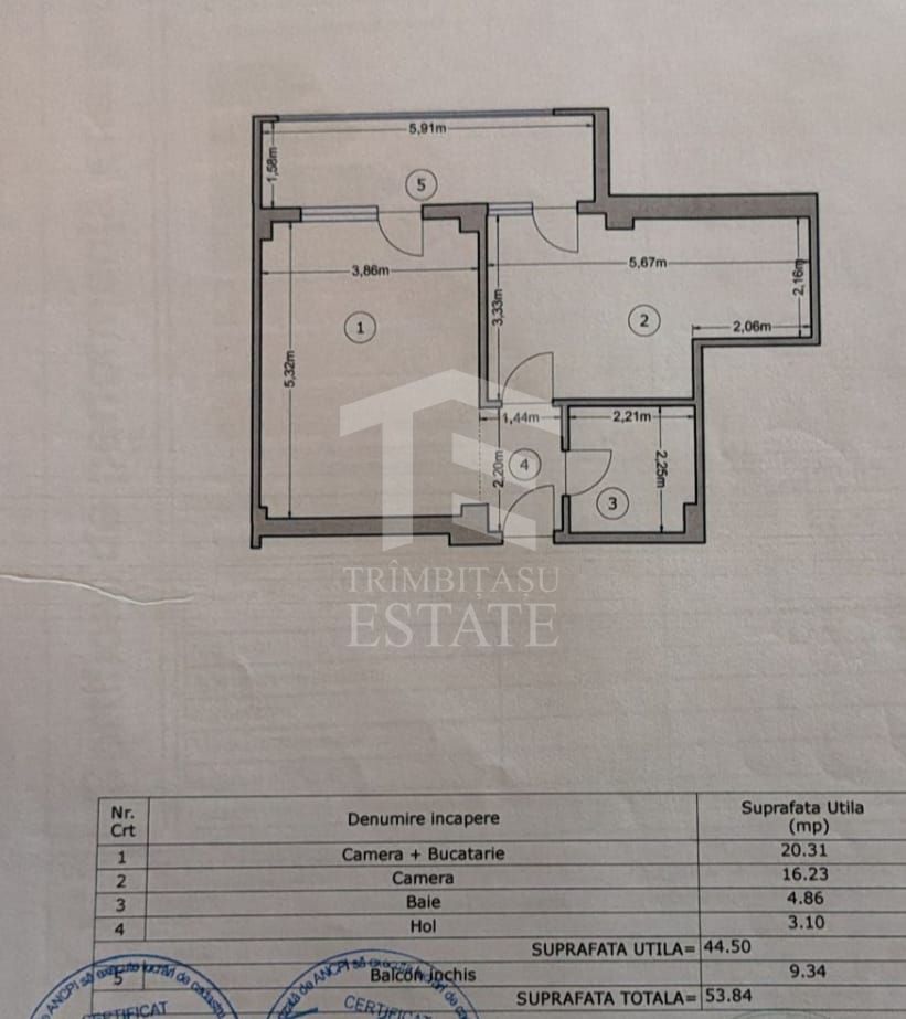 Apartamentul Impecabil, 2 cam. pretabil Regim Hotelier! Rezervelor 56! - Schiță 20