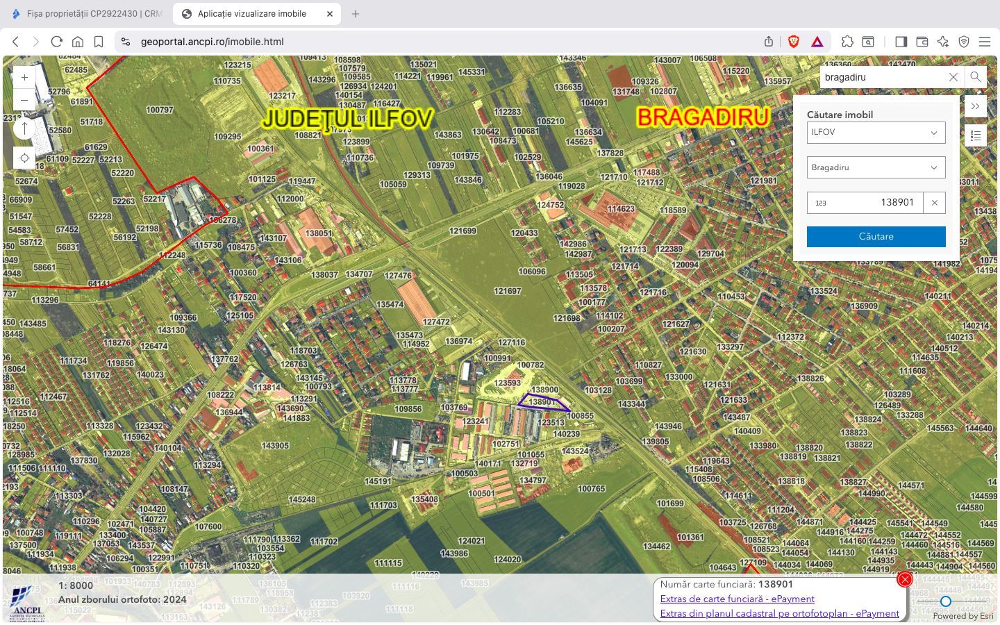 Teren intravilan 7.476 mp Bragadiru Deschidere 80 ml Soseaua de Centura - Poză 9