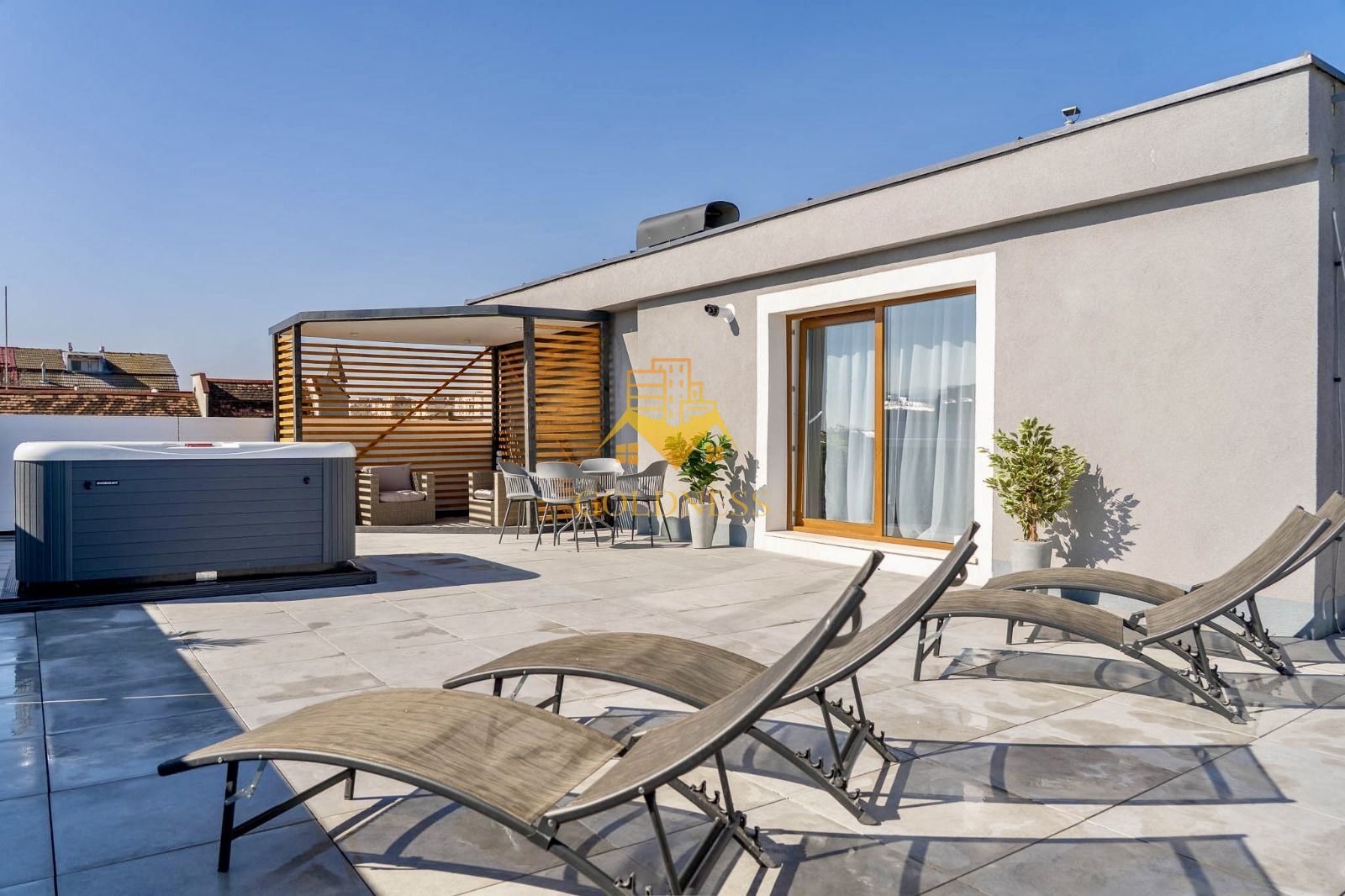 2 camere open space, Premium, Terasa 150 mp, Parcare, Intre Lacuri - Poză 1