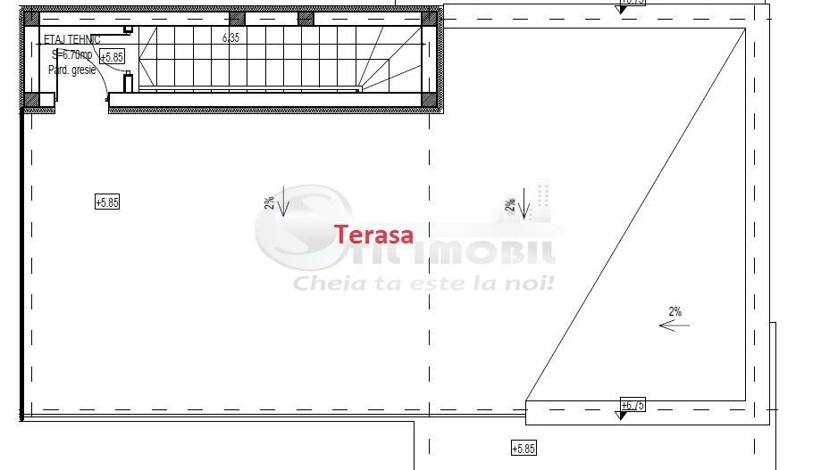 Ap. 3 camere 2bai + terasa zona Rediu - Poză 12