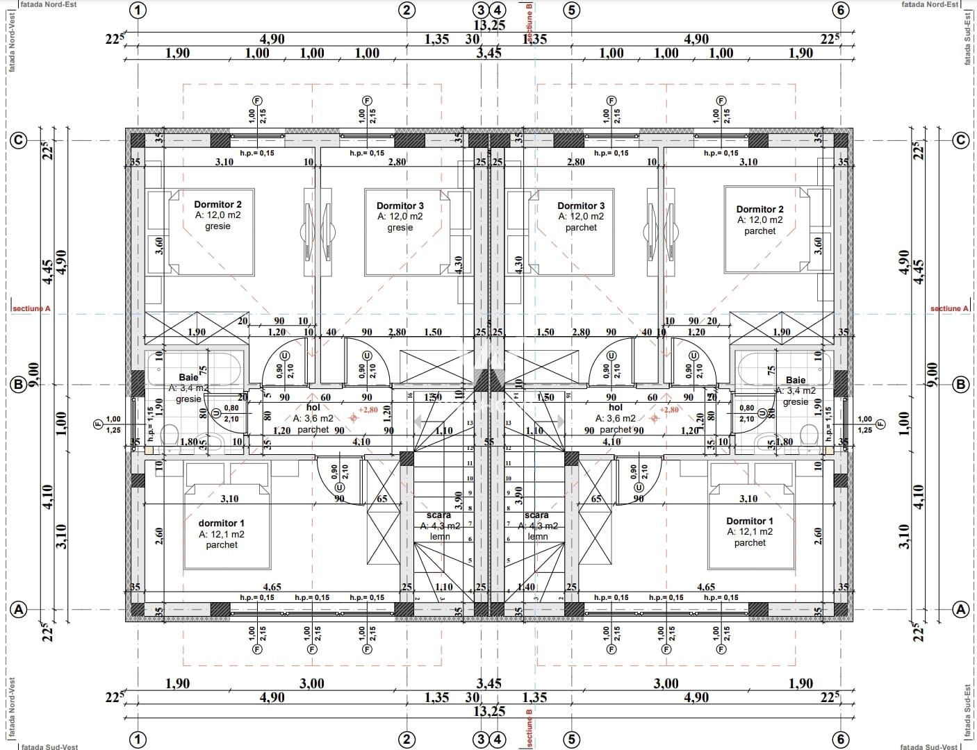 Cartier nou si modern - Casa langa padure, curte utila - Sibiu, Cisnadie - Schiță 8