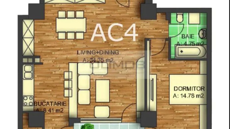 Apartament 2 camere, Exclusivist Belvedere Park  Zona Baba Novac - Poză 9