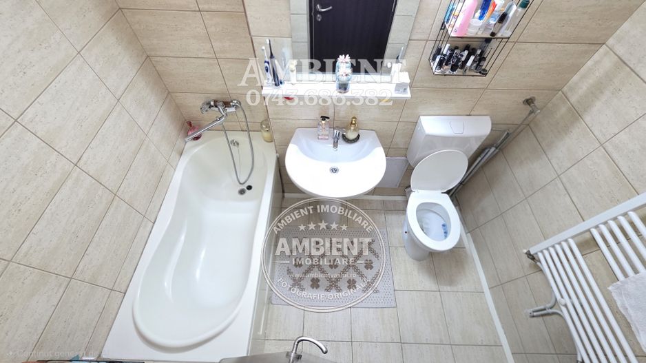 Apartament cu 2 camere tip ”open-space”, mobilat și utilat, zona CRUCEA GĂRII; - Poză 9