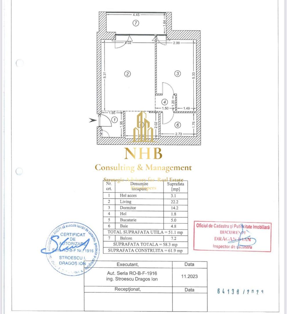 Apartament de vanzare -2 camere One Cotroceni Park-COMISION 0 - Poză 16
