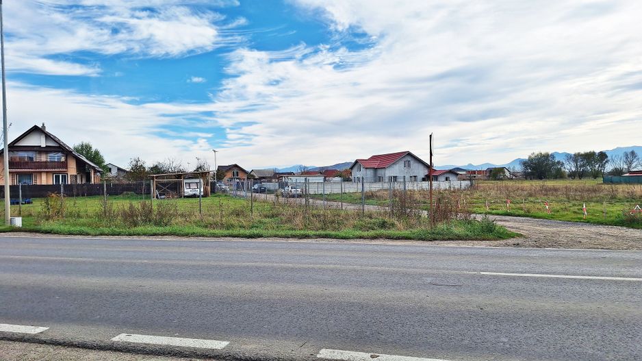 Teren intravilan Bod, 998mp la drum judetean, ingradit. - Poză 1