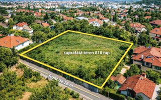 Exclusivitate! Teren 810 mp cu front de 26 m! Vis a vis de parc! - Poză 1