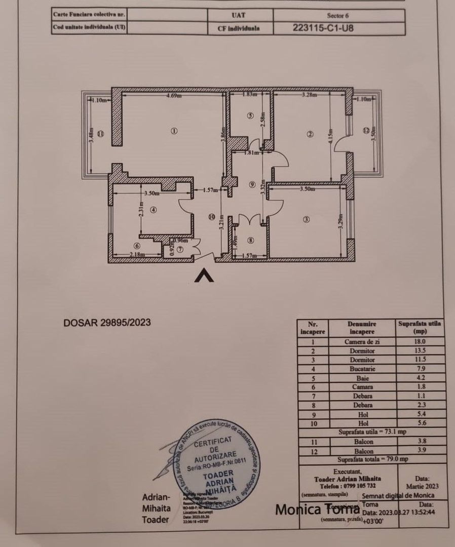Apartament 3 camere,  Pacii,/Metrou/Potential deosebit - Poză 8
