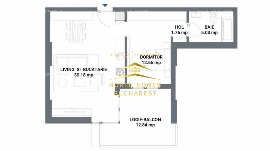 APARTAMENT CU 2 CAMERE | PIPERA | 0% COMISION - Poză 5